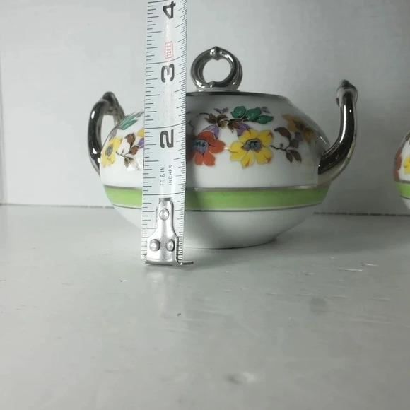 VTG,PM,Moschendorf Bavaria Handpainted Sugar and Creamer set. - Picture 5 of 8